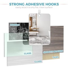 Shower Mirror Fogless, 7.8In x 9.8In Fogless Mirror for Shower, Shower Mirror