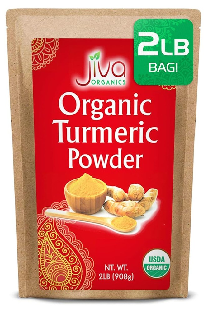 Organic Turmeric Powder 2 LB Bulk Bag – Lab 2 Pound (Pack of 1), Yellow