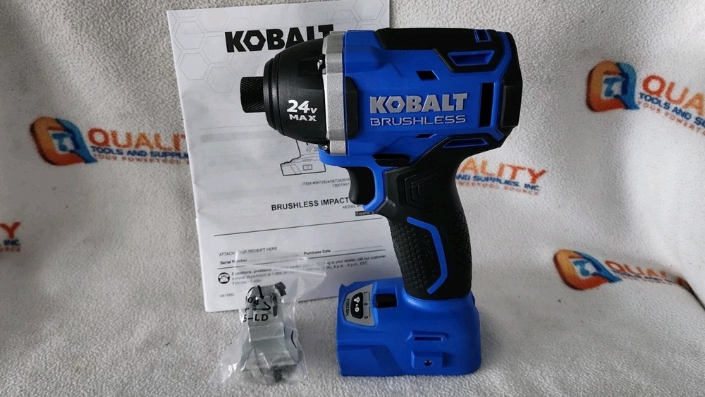 New Kobalt KID 324B-03 24V Brushless Cordless 1/4″ Impact Driver – Bare Tool