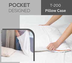 Hotel Quality Pillowcases Bulk Pack Poly Cotton Queen King Size Pillow Cover Set