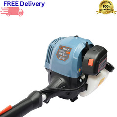 26.5cc 4-Cycle Gas String Trimmer 17″ Attachment Capable Weed Eater Curved Shaft