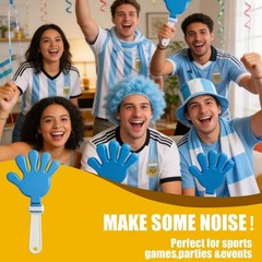 10Pcs Plastic Hand Clappers Noise Makers Party Sports Cheer Favors