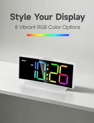 Loud Alarm Clocks for Heavy Sleepers,Adults,Kids,Teens,Large Digital Display,…