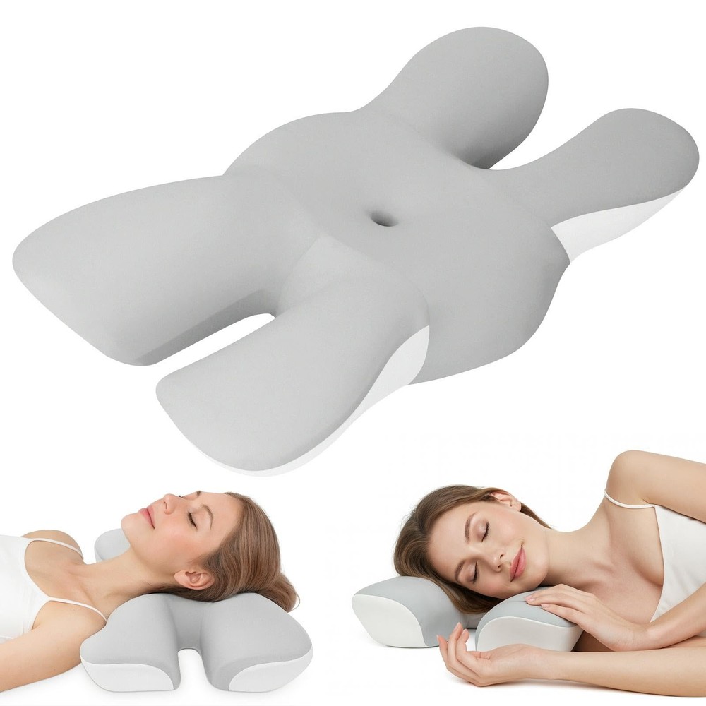 Flawless Face Beauty Pillow,Anti Aging&Anti Wrinkle Face Pillow,Memory Foam f…