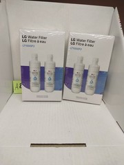 2 Pk X2 Genuine LG LT1000P2 6-Month / 200 Gal Refr Replacement Water Filter