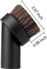 2Pcs Soft Bristle Vacuum Brush Round Brush Vacuum Attachment Universal Vacuum…
