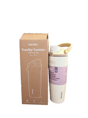 Owala FreeSip Sway 30oz Insulated Stainless Steel Water, Lightly Toasted