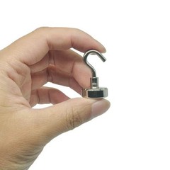 10 Pack Dia Strong Magnetic Hook Hanger N52 Neodymium Clamping Magnet Hooks USA