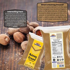 Rani Nutmeg (Jaiphul) Ground Powder Spice, 3.5oz (100g)