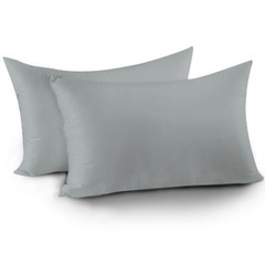 Easy Iron Silver Percale Cotton Single Double King Fitted Super Bed Sheet