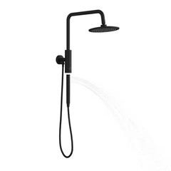 Aquarius 1-Spray Setting 1.8 GPM Dual Wall Mounted 8 In. Fixed and Handheld Show