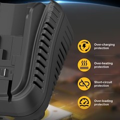 3A For DeWalt 20V Max Battery Charger 12V Fast Charging DCB115 DCB112 DCB1104
