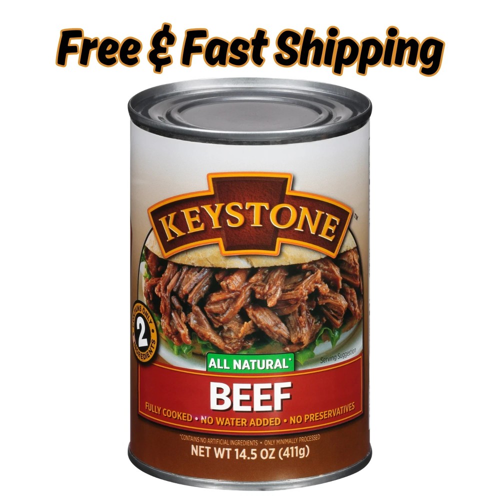 Keystone All Natural Beef, 14.5 oz Can Free & Fast Shipping