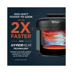 Ninja HyperHeat 8-in-1 6.5Qt Pressure Cooker PC200 Sage Leaf