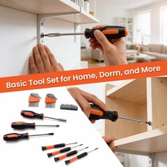 Home Repair Tool Kit 141 Piece General Basic Tool Set for Men Women Mechanic’…