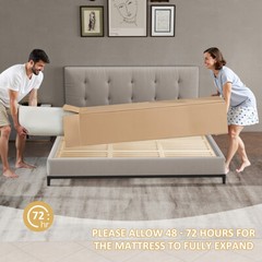 12″14″ Gel Memory Foam Mattress Hybrid Spring Twin Full Queen King Size In a Box