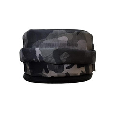 NEW Nike Camo Insulated Lunch Bag Black & Gray 6 Liter Easy Clean Zip 9A2747 K11
