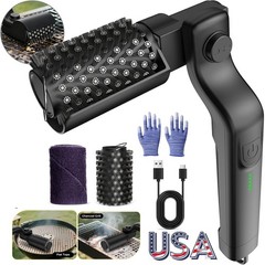 Electric BBQ Grill Brush – 2600mAh Rechargeable Cleaning Brush Wireless Cleaner