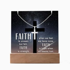 Religious Plaque & Cross Gift Set, Christian Gifts, confirmation gift