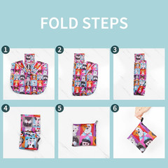 Large Reusable Bags Shopping Washable Foldable 6 Pack Grocery Bags Heavy Best