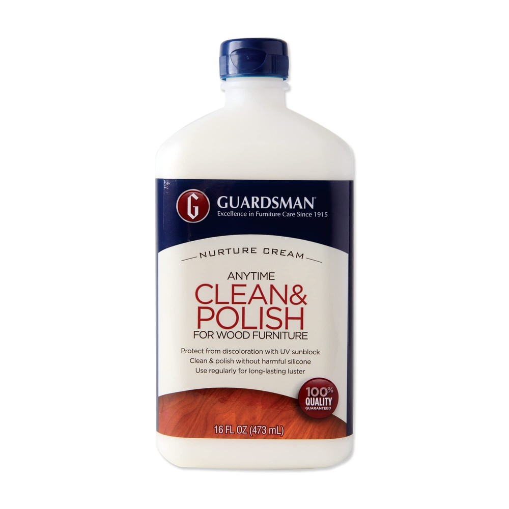 Guardsman Clean & Polish 16 Ounce (Pack of 1), Cleaning Cream, Woodland Fresh