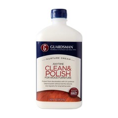 Guardsman Clean & Polish 16 Ounce (Pack of 1), Cleaning Cream, Woodland Fresh