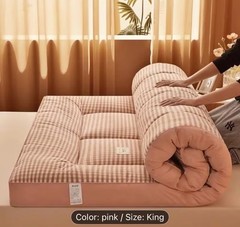 Portable Rollable Tatami Futon Mattress, Ideal for Floor Sleeping, Guest Beds