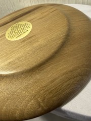 Myrtlewood 10.25 X 10.25 Serving Platter Plate Salem Oregon Holy Land Preowned