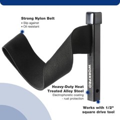 WORKPRO Nylon Strap Oil Filter Wrench 1/2″ Dr Universal Oil Filter Removal Tools