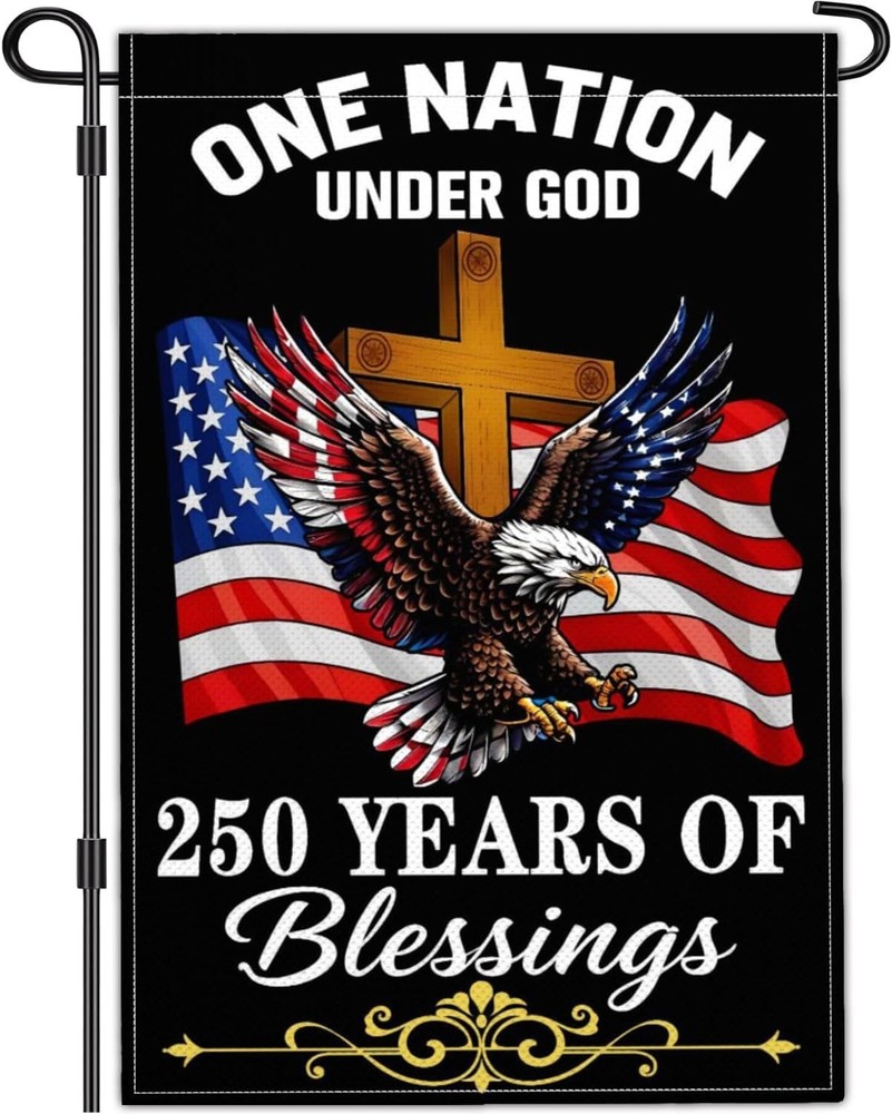 250 Year American Anniversary Garden Flag 250th Anniversary USA Flag Patriotic 4