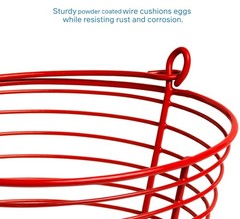 Prevue Pet Products 7.88 Inch Red Egg Basket 468