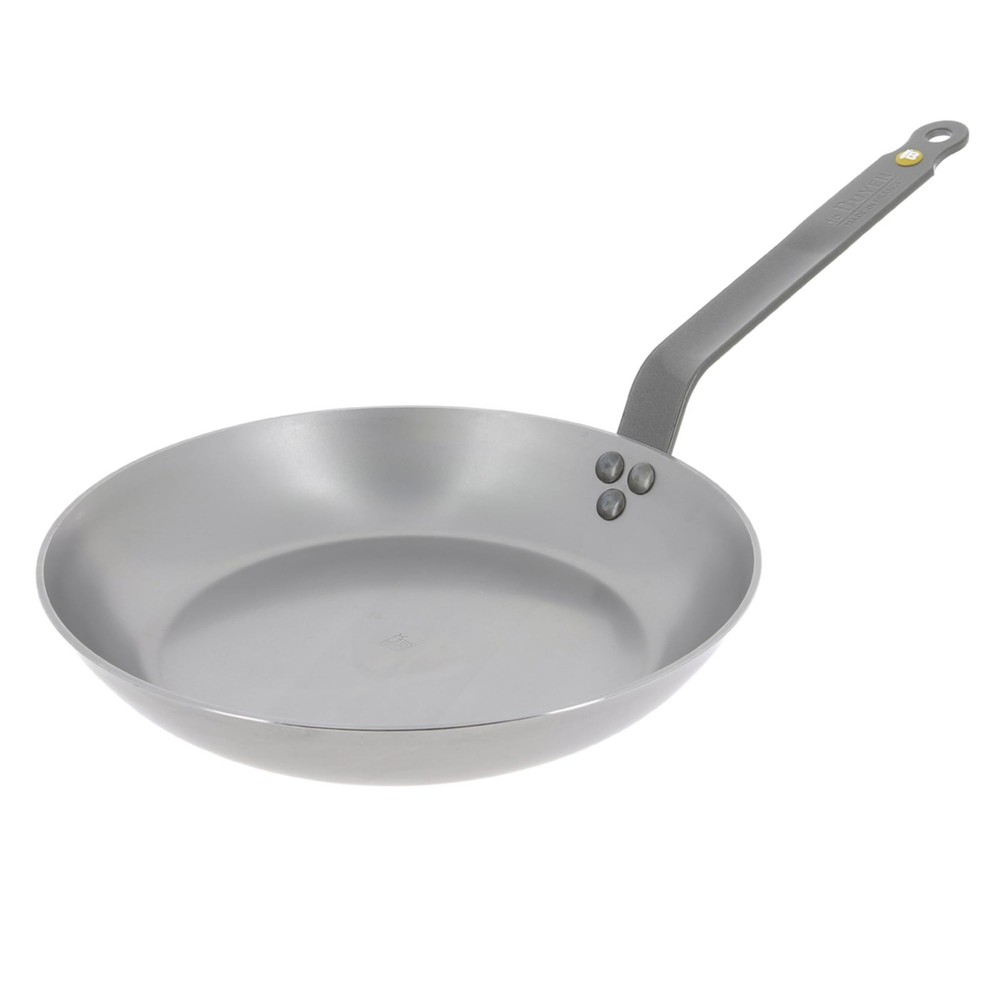 Pan Steel Fry 10.25 Naturally Non Stick Searing Sauteing de Buyer Carbon MINERAL