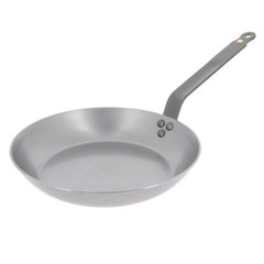 Pan Steel Fry 10.25 Naturally Non Stick Searing Sauteing de Buyer Carbon MINERAL