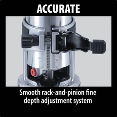 Makita RT0701C-R 6.5 Amp 1-1/4 HP Corded Compact Router Certified Refurbished