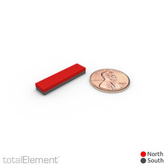 1 x 1/4 x 1/8 Inch Neodymium Rare Earth Bar Magnets N52 (15 Pack)
