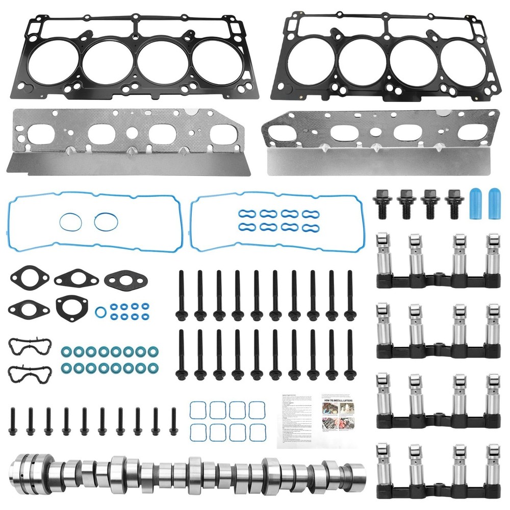 MDS 5.7L Hemi Camshaft Lifter Kit With Headgasket Set, Compatible with 2009-2021