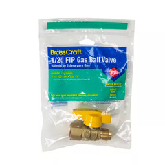 1/2 In. OD Flare X 1/2 In. FIP Gas Ball Valve