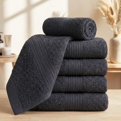 Ample Decor Wash Cloths Pack of 10/20/50 100% Cotton High Absorbency Soft