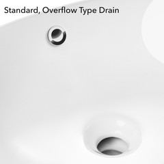 Modern Ceramic Vessel Sink – Bathroom Vanity Bowl – Large Oval White