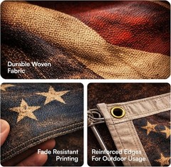 USA 250th Anniversary Flag 3×5 Ft 1776-2026 Outdoor Patriotic Banner Cross Poly