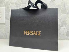 Versace Shopping Bag & Gift Box Black/Gold – Small, Medium, Large – Choose Size