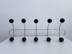 Mid Century Modern Metal Coat Rack Wall Hooks Entryway Organizer Minimalist