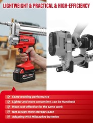 Lithium Battery Grease Gun Electric of Milwauke M18 Battery (NO Battery) with 12