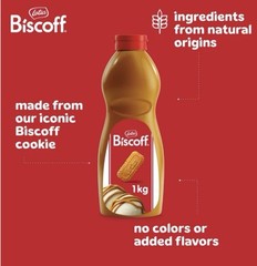Lotus Biscoff Spread Topping Biscoff Cookie Butter Syrup – 2.2lb