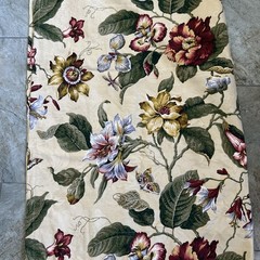 Waverly Laurel Springs Floral Multicolor Lined 2 Curtain Panels Tie Back 48″X83″