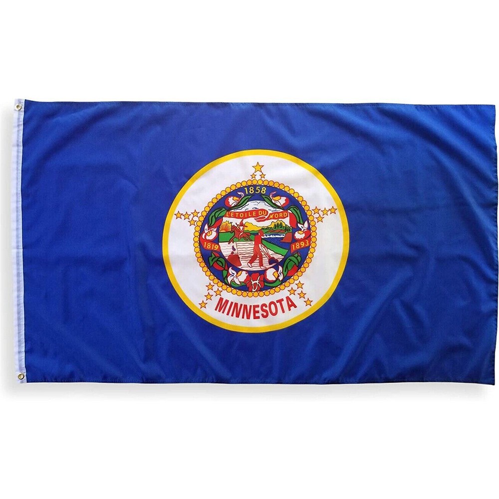 3 x5 Feet State of Minnesota 100D Polyester Flag 3′ x 5′-USA Seller-M1