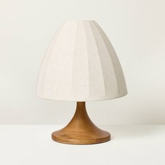 Wood Trumpeted Table Lamp – Hearth & Hand with Magnolia