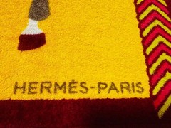HERMES Beach Towel 148cm(58in) × 90cm(35in) Without BOX