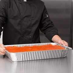 Aluminum Set of Pans Full Size Deep Foil Disposable Durable Large 18 X 14 X 3.5