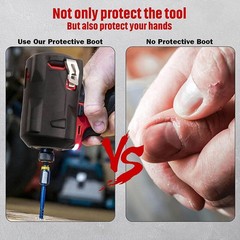 For Milwaukee M12 Protective Tool Boot FUEL Stubby Impact Wrenches 2554, 2555P